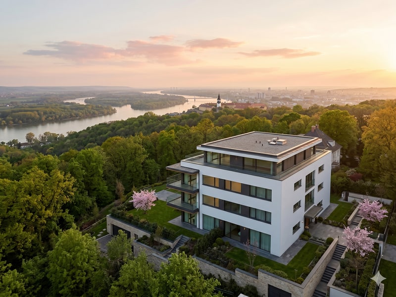 Tatar Hill on Fruška Gora — Malom Invest flagship residence with panoramic view of Danube and Novi Sad